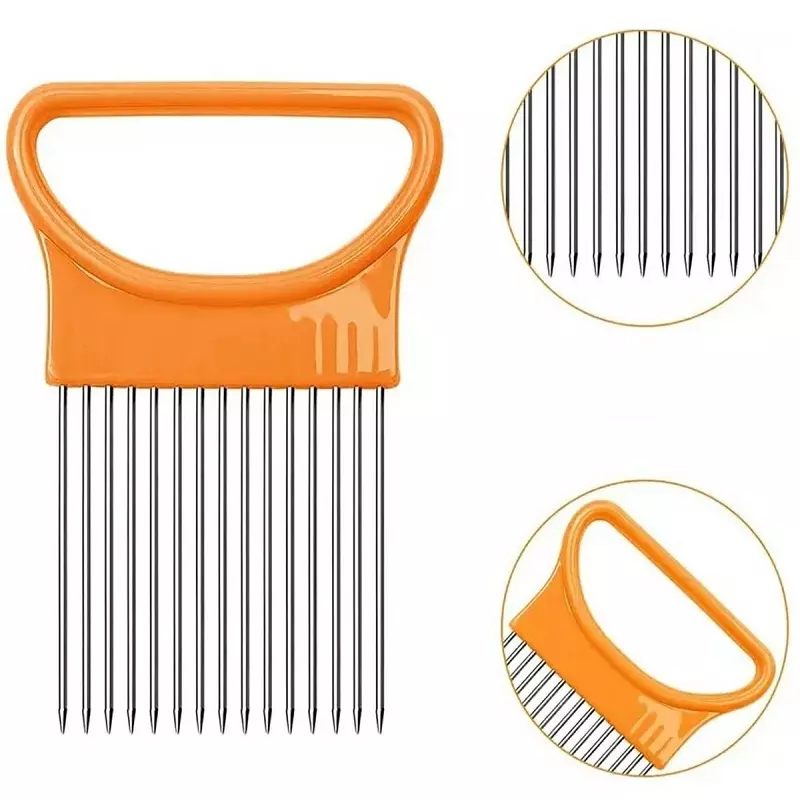 Casa si Gradina - Bucatarie si vesela - Ustensile bucatarie - Feliatoare si taietoare manuale - MagicCutter - Suport inovativ pentru taierea cepei si a altor legume, Gonga® Portocaliu - Infinity.ro