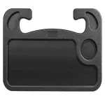 Auto si Moto - Piese auto si accesorii - Caroserie - Usi auto si accesorii - Organizator tip masa auto ,practica pentru volan, 2 in 1, din plastic, Gonga® Negru - Infinity.ro