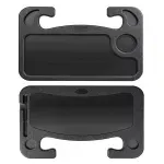 Auto si Moto - Piese auto si accesorii - Caroserie - Usi auto si accesorii - Organizator tip masa auto ,practica pentru volan, 2 in 1, din plastic, Gonga® Negru - Infinity.ro