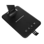 Casa si Gradina - Corpuri si surse de iluminat - Veioze si lampi - Veioze - Lampa de birou, multifunctionala, cu statie meteo, Gonga® Negru - Infinity.ro