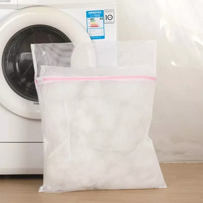 Electronice si Electrocasnice - Masini si uscatoare de rufe - Accesorii masini de spalat si uscatoare - Set 4 saculeti pentru spalarea rufelor, Gonga® Alb - Infinity.ro