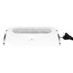 Ingrijire personala si Cosmetice - Aparate & accesorii ingrijire personala - Aparate cosmetice - Aparate pentru manichiura-pedichiura - Aspirator de praf pentru manichiura, 40 W, 3 motoare, Gonga® Alb - Infinity.ro