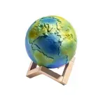 Casa si Gradina - Corpuri si surse de iluminat - Veioze si lampi - Lampi de veghe - Lampa RGB Glob Pamantesc 3D, Gonga® Albastru - Infinity.ro