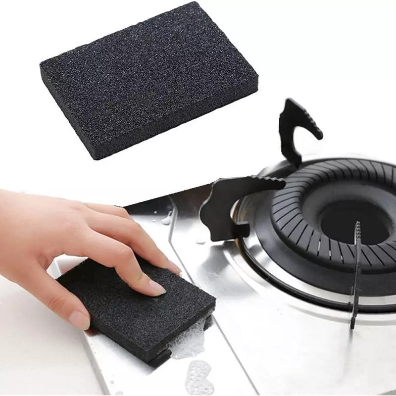 Market - Curatenie si intretinere casa - Produse bucatarie - Lavete si bureti - Burete magic pentru indepartarea petelor, Gonga® Negru - Infinity.ro