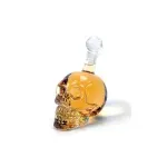 Casa si Gradina - Bucatarie si vesela - Accesorii bar - Carafe si decantoare - Decantor din sticla in forma de craniu, Gonga® Transparent 650 ml - Infinity.ro