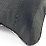 Auto si Moto - Piese auto si accesorii - Interior auto - Accesorii interior - Perna de relaxare pentru tetiera, piele ecologica, Gonga® Negru - Infinity.ro