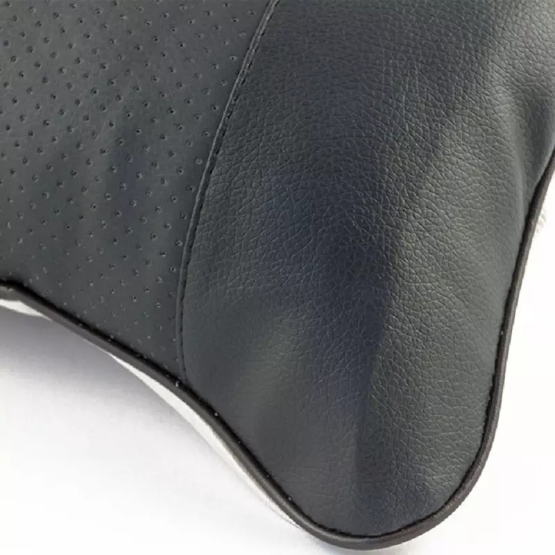 Auto si Moto - Piese auto si accesorii - Interior auto - Accesorii interior - Perna de relaxare pentru tetiera, piele ecologica, Gonga® Negru - Infinity.ro