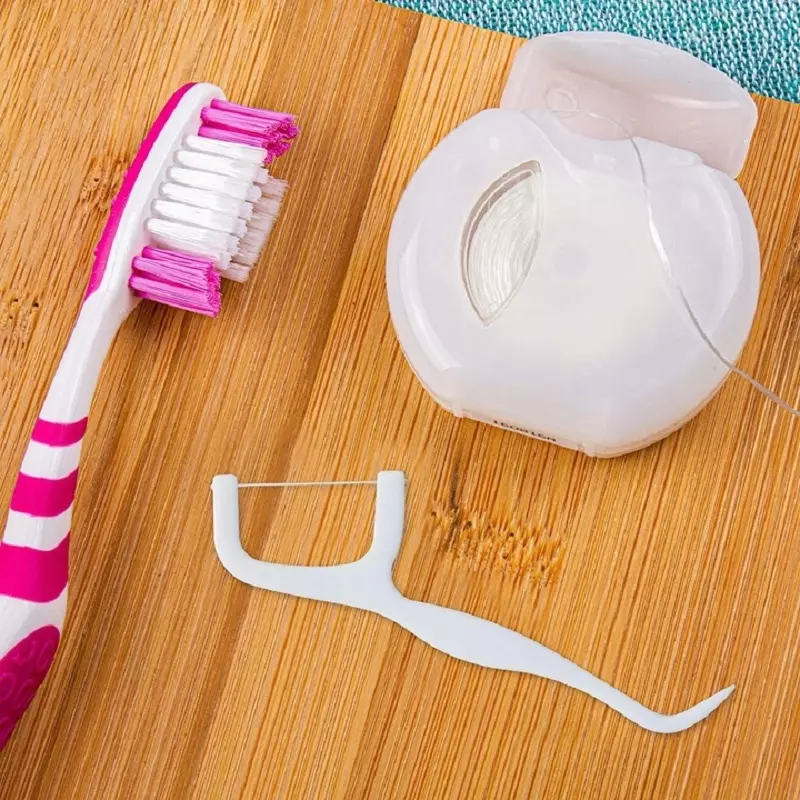 Ingrijire personala si Cosmetice - Igiena dentara - Rezerve si accesorii - Ata dentara, 250 bucati, Gonga® Alb - Infinity.ro