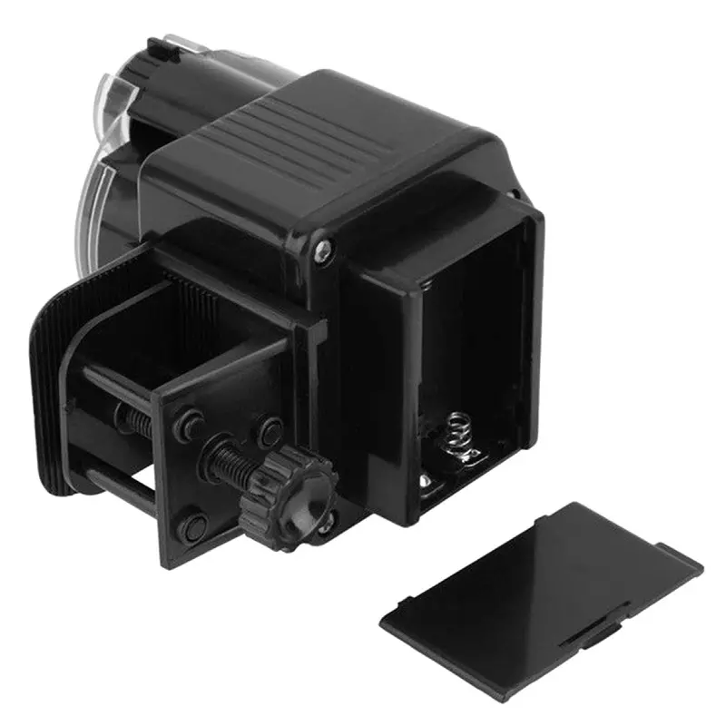 Petshop - Accesorii petshop - Castroane si adapatori - Hranitor automat pentru pesti, AZ1 AF-2003, Gonga® Negru - Infinity.ro