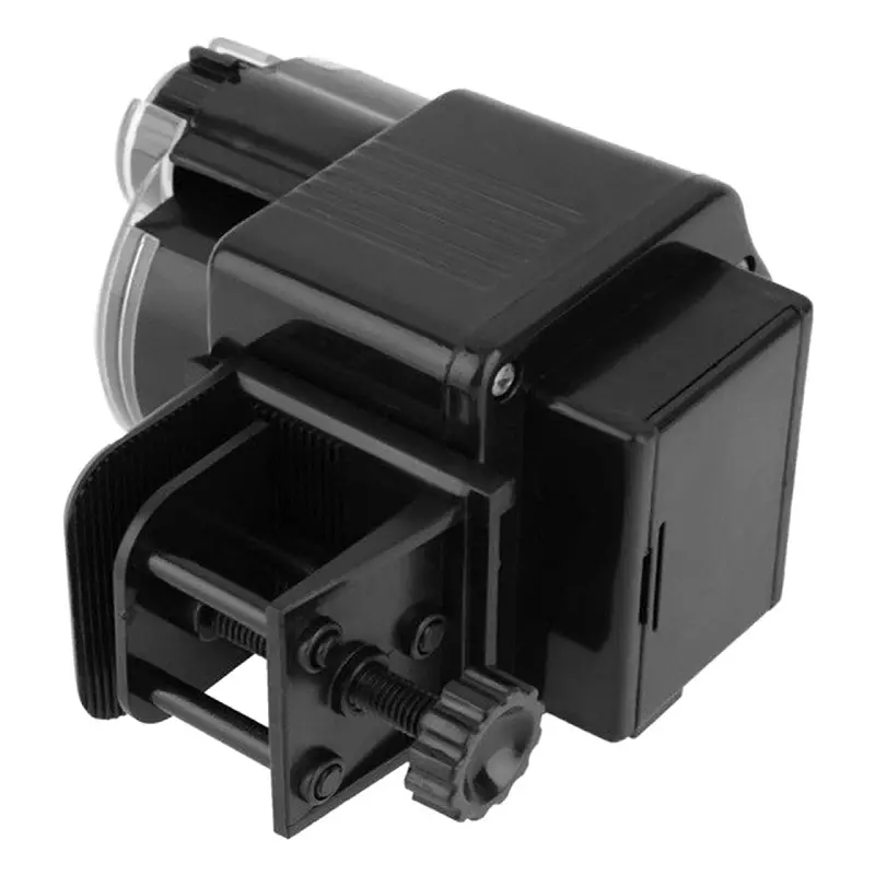 Petshop - Accesorii petshop - Castroane si adapatori - Hranitor automat pentru pesti, AZ1 AF-2003, Gonga® Negru - Infinity.ro