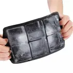 Casa si Gradina - Bucatarie si vesela - Accesorii bar - Forme cuburi de gheata - Forma din silicon pentru cuburi de gheata mari,16,5 x 11 x 5 cm, Gonga® Negru - Infinity.ro