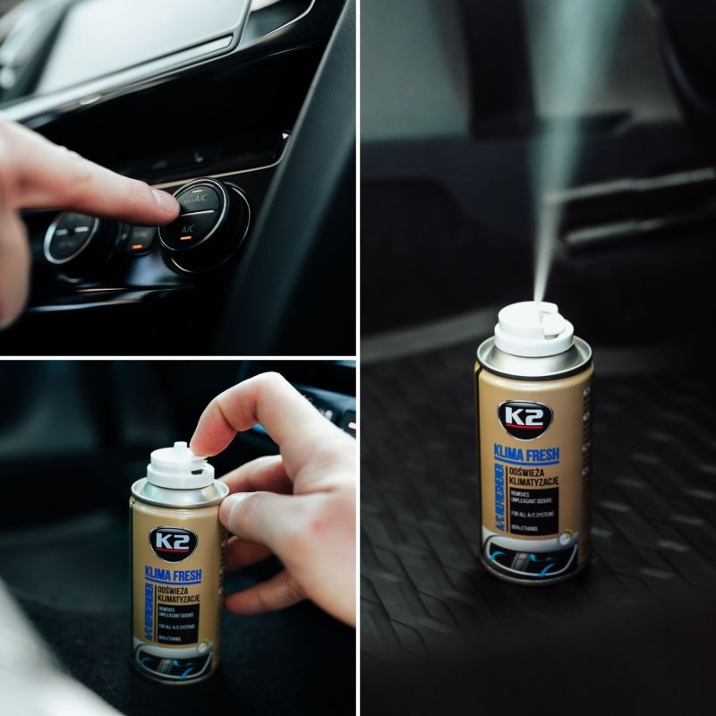 Auto si Moto - Intretinere auto - Produse curatare auto - Spray curatat aerul conditionat K2 KLIMA FRESH LEMON 150 ML - Infinity.ro