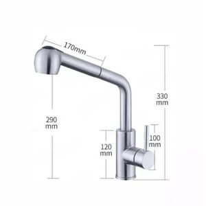 Baterie bucatarie Inox STARKE SUS304 CF019