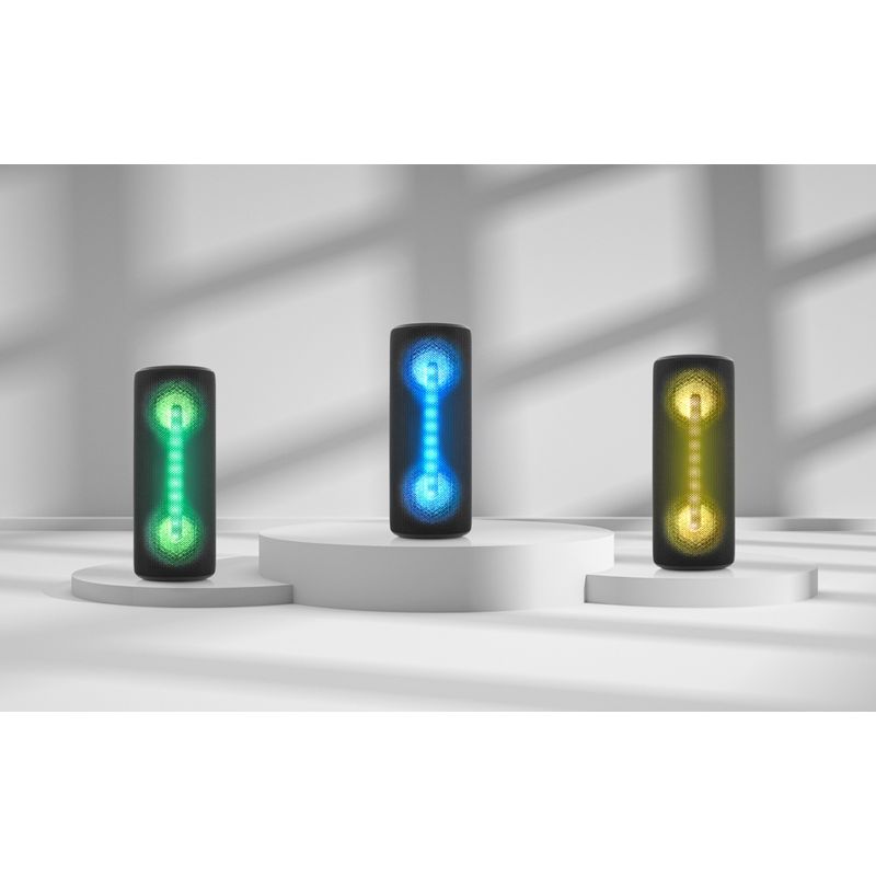 TV, Audio-Video si Foto - Portabile audio - Boxe portabile - Boxa portabila JVC XS-E423B, 24 W, Bluetooth, IPX5, iluminare cu LED-uri, negru - Infinity.ro