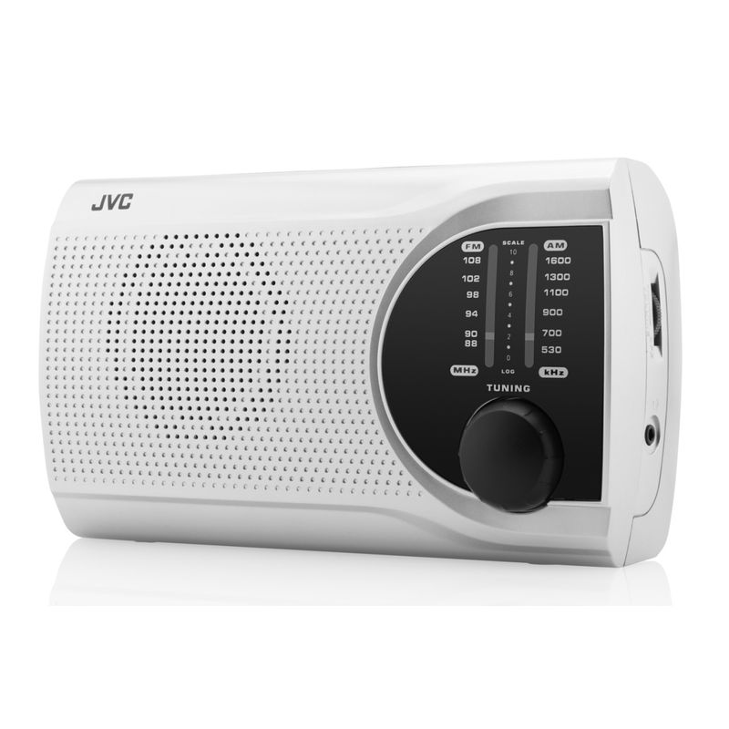 TV, Audio-Video si Foto - Portabile audio - Radio - Radio JVC RA-E321S, tuner analogic FM/AM, mufa jack pentru casti, argintiu - Infinity.ro