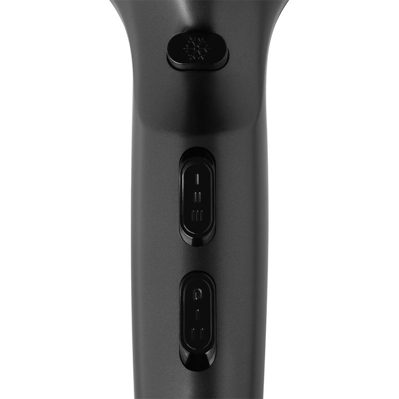 Ingrijire personala si Cosmetice - Aparate & accesorii ingrijire personala - Hair styling - Uscatoare de par - Uscator de par cu ionizare ECG Modifica Nera Grande+, 2200 W, 2 viteze, 3 niveluri de temperatura, difuzor, negru - Infinity.ro