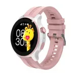 Laptop, Telefoane si Tablete - Wearables si gadgeturi - Wearables - Smartwatch-uri - Ceas inteligent SmartWatch SIM 4G LTE Emeszon® A22, localizare Copii si Adulti prin GPS, Apel Video SOS, LBS, Wi-Fi, Roz - Infinity.ro