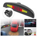 Auto si Moto - Electronice auto - Senzori de parcare - Set Senzori parcare auto detector parktronic display radar monitor 4 senzori NEGRU - Infinity.ro