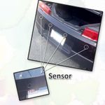 Auto si Moto - Electronice auto - Senzori de parcare - Set Senzori parcare auto detector parktronic display radar monitor 4 senzori NEGRU - Infinity.ro