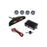 Auto si Moto - Electronice auto - Senzori de parcare - Set Senzori Parcare Auto Detector Parktronic Display Radar Monitor 4 Senzori Gri Deschis - Infinity.ro