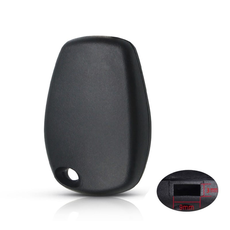 Auto si Moto - Electronice auto - Accesorii electronice auto - Carcasa Cheie Auto Techstar® Renault Clio, Megane, Scenic, Laguna, Dacia Logan, Duster, Sandero, 2 Butoane, NE73 - Infinity.ro