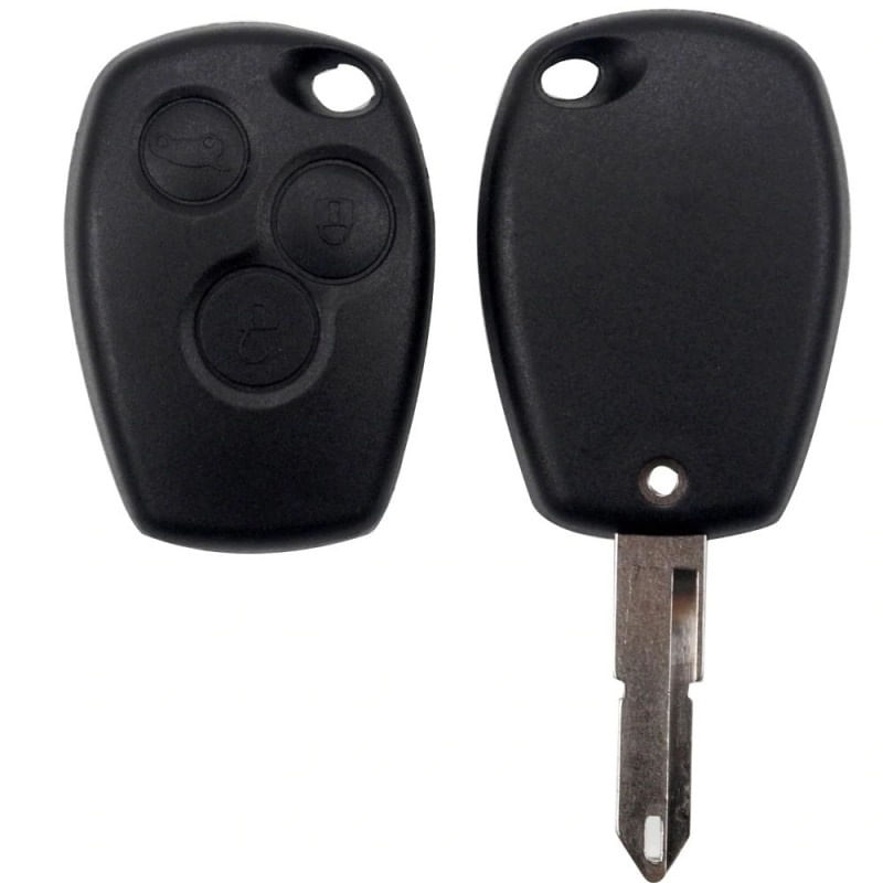 Auto si Moto - Electronice auto - Accesorii electronice auto - Carcasa Cheie Auto Techstar® Renault Clio, Megane, Modus, Espace, Scenic, Laguna, Dacia Logan, Duster, Sandero - Infinity.ro