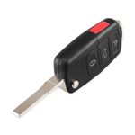 Auto si Moto - Electronice auto - Accesorii electronice auto - Carcasa Cheie Auto Techstar® Volkswagen Golf, Polo, Passat, Touran, Transporter, EOS, 4 Butoane - Infinity.ro