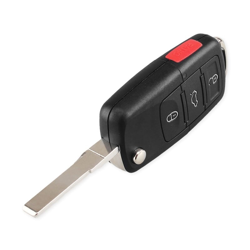 Auto si Moto - Electronice auto - Accesorii electronice auto - Carcasa Cheie Auto Techstar® Volkswagen Golf, Polo, Passat, Touran, Transporter, EOS, 4 Butoane - Infinity.ro