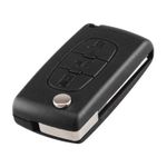 Auto si Moto - Electronice auto - Accesorii electronice auto - Carcasa Cheie Auto Techstar® Peugeot, Citroen, 207,307, 407, C2, C3, C4, C5, C6, C8, cu 3 Butoane, HU83, CE0536 - Infinity.ro
