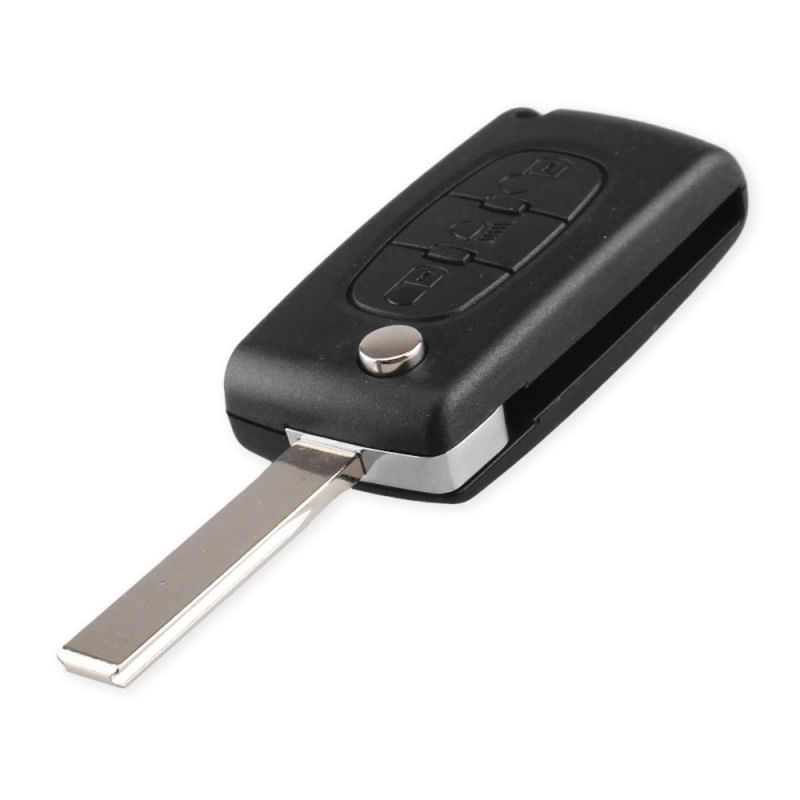 Auto si Moto - Electronice auto - Accesorii electronice auto - Carcasa Cheie Auto Techstar® Peugeot, Citroen, 207,307, 407, C2, C3, C4, C5, C6, C8, cu 3 Butoane, HU83, CE0536 - Infinity.ro