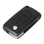 Auto si Moto - Electronice auto - Accesorii electronice auto - Carcasa Cheie Auto Techstar® Peugeot, Citroen, 207,307, 407, C2, C3, C4, C5, C6, C8, cu 3 Butoane, VA2, CE0536 - Infinity.ro