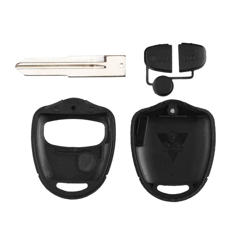 Auto si Moto - Electronice auto - Accesorii electronice auto - Carcasa Cheie Auto Techstar® Mitsubishi Lancer, Grandis, Outlander, EVO, Colt, Mirage, 2 Butoane, Lamela Dreapta - Infinity.ro