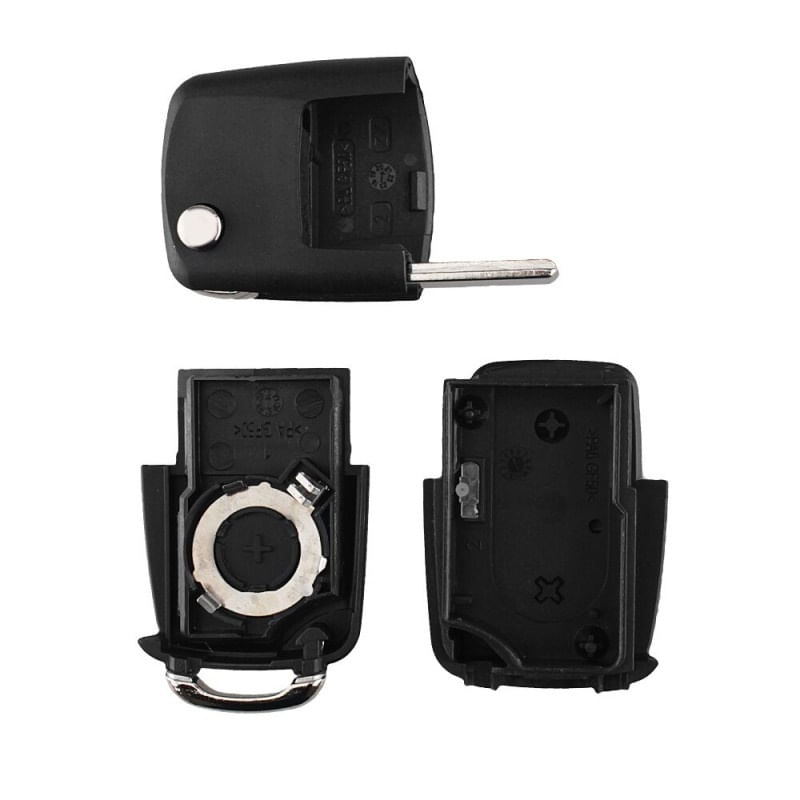 Auto si Moto - Electronice auto - Accesorii electronice auto - Carcasa Cheie Auto Techstar® Volkswagen, Seat, Skoda, Golf, Leon, Octavia, 2 Butoane - Infinity.ro