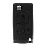 Auto si Moto - Electronice auto - Accesorii electronice auto - Carcasa Cheie Auto Techstar® Peugeot, Citroen, 207,307, 407, C2, C3, C4, C5, C6, C8, cu 2 Butoane, VA2 - Infinity.ro