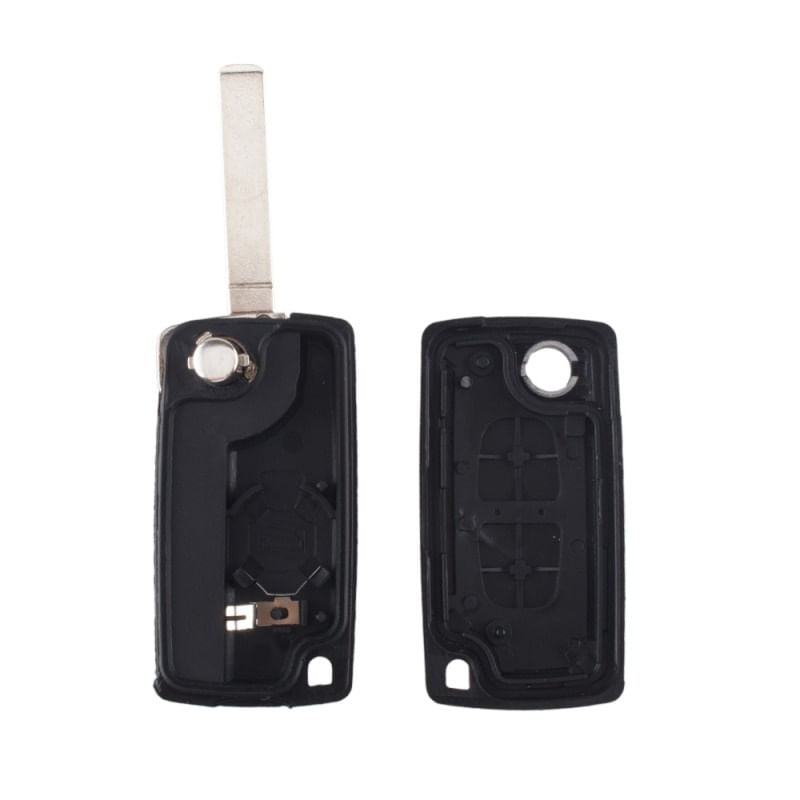 Auto si Moto - Electronice auto - Accesorii electronice auto - Carcasa Cheie Auto Techstar® Peugeot, Citroen, 207,307, 407, C2, C3, C4, C5, C6, C8, cu 2 Butoane, VA2 - Infinity.ro