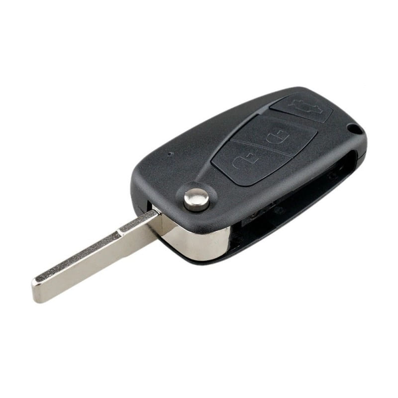 Auto si Moto - Electronice auto - Accesorii electronice auto - Carcasa Cheie Auto Techstar® Fiat Punto, Ducato, Stilo, Panda, Bravo, Idea, Doblo, 3 Butoane - Infinity.ro
