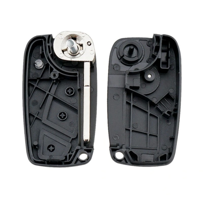Auto si Moto - Electronice auto - Accesorii electronice auto - Carcasa Cheie Auto Techstar® Fiat Punto, Ducato, Stilo, Panda, Bravo, Idea, Doblo, 3 Butoane - Infinity.ro