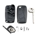Auto si Moto - Electronice auto - Accesorii electronice auto - Carcasa Cheie Auto Techstar® Fiat Punto, Ducato, Stilo, Panda, Bravo, Idea, Doblo, 3 Butoane - Infinity.ro