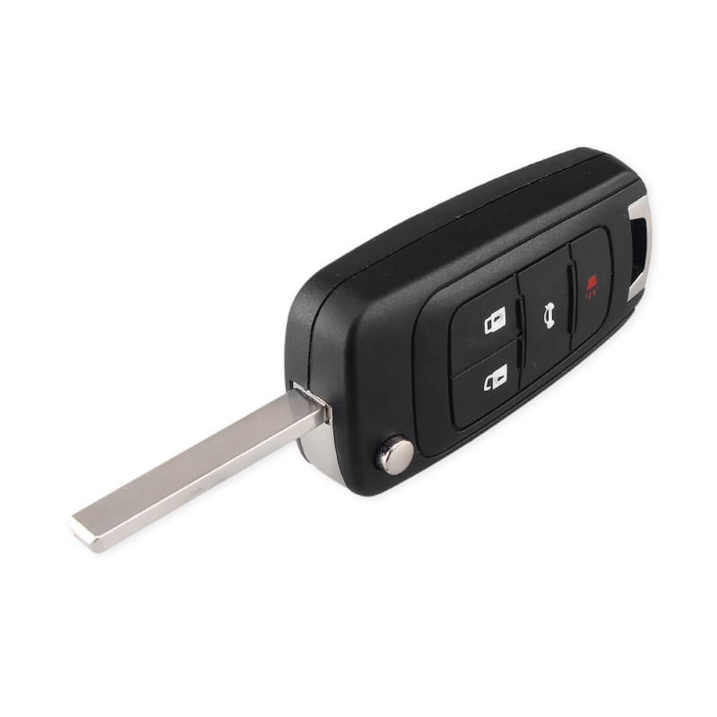 Auto si Moto - Electronice auto - Accesorii electronice auto - Carcasa Cheie Auto Techstar® Opel, Chevrolet, Vauxhall, Spark, Cruise, Corsa, Astra, Insignia, Zafira, 4 Butoane - Infinity.ro