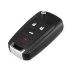 Auto si Moto - Electronice auto - Accesorii electronice auto - Carcasa Cheie Auto Techstar® Opel, Chevrolet, Vauxhall, Spark, Cruise, Corsa, Astra, Insignia, Zafira, 4 Butoane - Infinity.ro