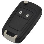 Auto si Moto - Electronice auto - Accesorii electronice auto - Carcasa Cheie Auto Techstar® Chevrolet, Vauxhall, 2 Butoane - Infinity.ro