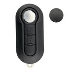 Auto si Moto - Electronice auto - Accesorii electronice auto - Carcasa Cheie Auto Techstar® Fiat 500, Ducato, Bravo Stilo, Punto, Panda, 2 Butoane - Infinity.ro