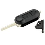Auto si Moto - Electronice auto - Accesorii electronice auto - Carcasa Cheie Auto Techstar® Fiat 500, Ducato, Bravo Stilo, Punto, Panda, 2 Butoane - Infinity.ro