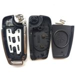 Auto si Moto - Electronice auto - Accesorii electronice auto - Carcasa Cheie Auto Techstar® Audi A4, A3, A6, A8, TT, Q7, 3 Butoane - Infinity.ro