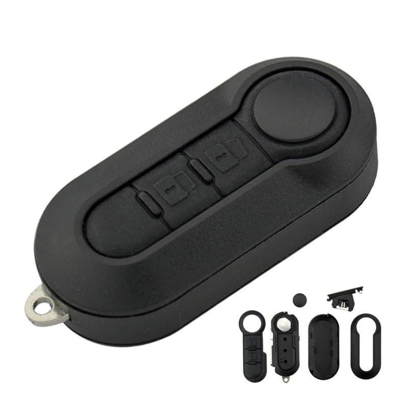 Auto si Moto - Electronice auto - Accesorii electronice auto - Carcasa Cheie Auto Techstar® Fiat 500, Ducato, Bravo Stilo, Punto, Panda, 2 Butoane - Infinity.ro