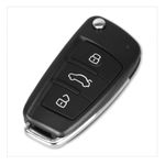 Auto si Moto - Electronice auto - Accesorii electronice auto - Carcasa Cheie Auto Techstar® Audi A4, A3, A6, A8, TT, Q7, 3 Butoane - Infinity.ro