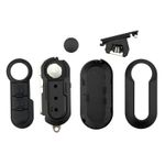Auto si Moto - Electronice auto - Accesorii electronice auto - Carcasa Cheie Auto Techstar® Fiat 500, Ducato, Bravo Stilo, Punto, Panda, 2 Butoane - Infinity.ro