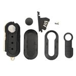 Auto si Moto - Electronice auto - Accesorii electronice auto - Carcasa Cheie Auto Techstar® Fiat 500, Ducato, Bravo Stilo, Punto, Panda, 2 Butoane - Infinity.ro