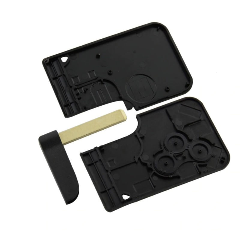 Auto si Moto - Electronice auto - Accesorii electronice auto - Carcasa Cheie Auto Techstar® Renault Clio, Megane, Scenic, Grand Scenic, 3 Butoane - Infinity.ro