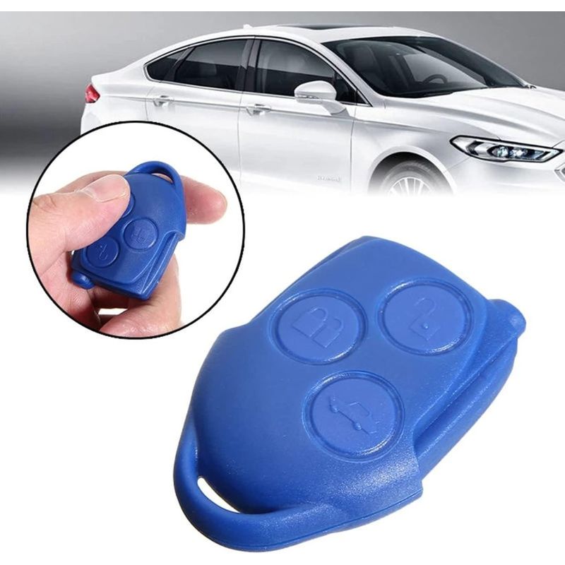 Auto si Moto - Electronice auto - Accesorii electronice auto - Carcasa Cheie Auto Techstar pentru Ford Transit, Transit Connect, MK7 - cu 3 Butoane si Fara Lama - Infinity.ro